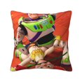 thumbnail image 1 of Funda de cojín de pana suave de Toy Story, 18 x 18 pulgadas, funda de almohada decorativa para sofá, dormitorio, cama, silla y sala de estar, 1 of 8