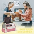 thumbnail image 6 of Cat Carrier for Pet, Adjustable Shoulder Strap, Breathable Dog Carrier Cat Carrying Case Pet Travel Bag Pink, 6 of 7