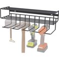 thumbnail image 1 of y Heavy Duty Floating Tool Rack Organizer Cordless Drill Stand and Storage Rack for Garage Organization Wall Mounted Garage Storage Rack, 1 of 5