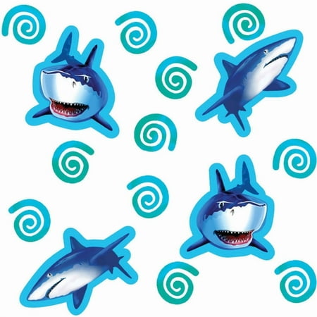 creative converting shark splash confetti