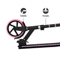 Jetson Helix 8 and older Lightup Folding Kids Kick Scooter, Pink