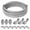 1/2"-25ft Kit-Grey, variant on (1/2" Dia * 25 Feet) Flexible Electrical Conduit Liquid Tight Pvc Kit With 3 Coupling 3 Elbow And 7 Ssealtight Seal Flex Liquidtight Wire Outdoor Non Metallic Grey