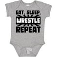 thumbnail image 3 of Inktastic Eat, Sleep, Wrestle, Repeat Boys or Girls Baby Bodysuit, 3 of 5