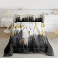 thumbnail image 2 of Homewish Oil Apinting Aesthetic Bedding Comforter Set,Modern Graffiti Twin Comforter Sets,Black Gray White Bedding Set For Girls Kids,Super Cozy Room Decor Reversible,2-Piece, 2 of 8