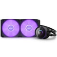 thumbnail image 5 of NZXT Kraken RGB 240mm - RL-KR240-B1 - AIO RGB CPU Liquid Cooler - LCD Display - 2 x F120RGB Core Fans Radiator Fans Black LGA 1700 / AM5 Compatible, 5 of 10