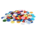thumbnail image 3 of Resin Buckle, Durable Sturdy Colorful Mixed Color Resin Buttons  For DIY Enthusiast For Crochet For Clothes Sewing, 3 of 8
