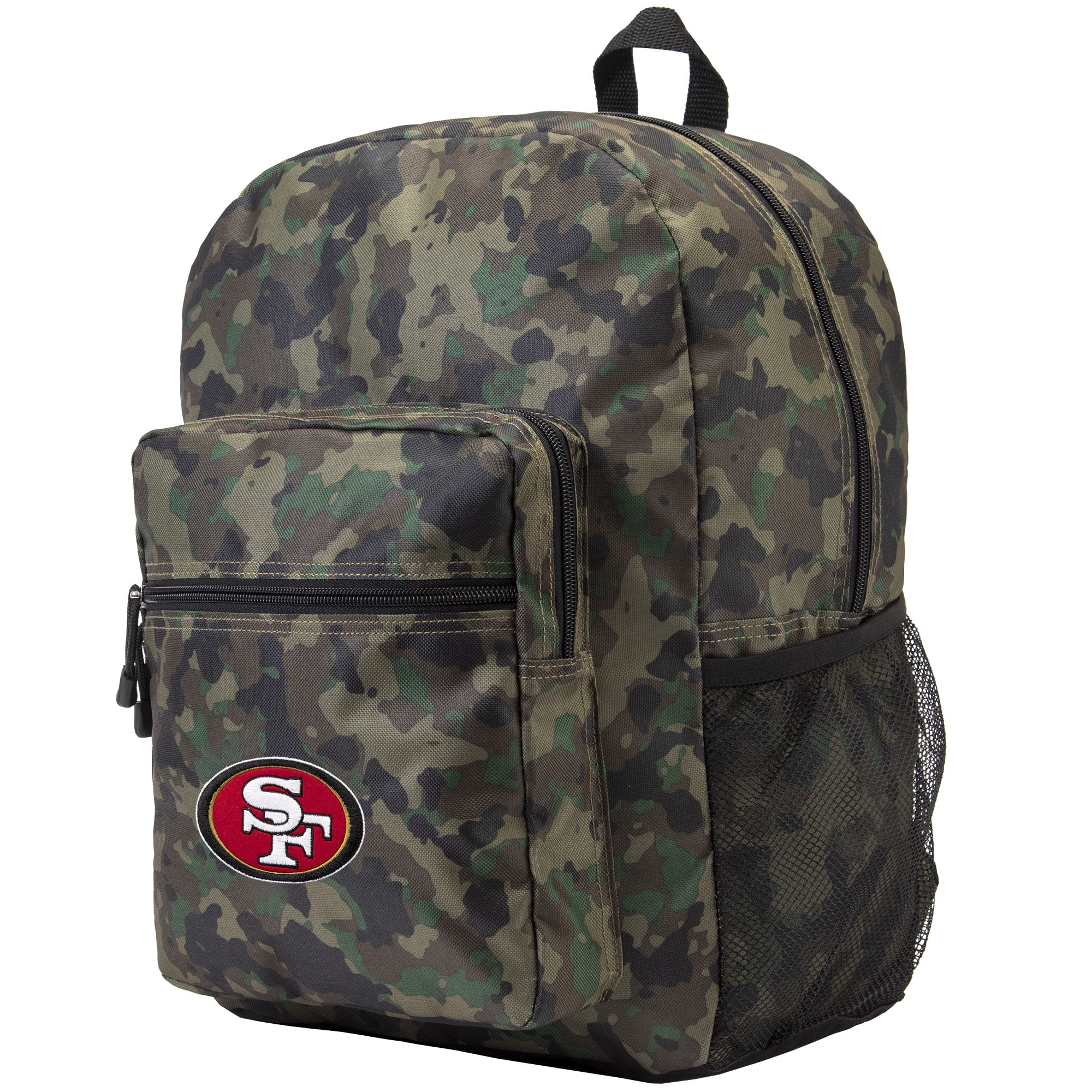 NFL San Francisco 49ers "Daybreak" Backpack, 17" x 7.5" x 12.5" Camo