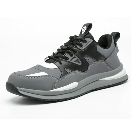 

Steel Toe Work Shoes for Men Women Waterproof Industrial Sneakers Non-Slip Leather Safety Shoes