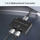 thumbnail image 3 of DP1.4 Displayport Splitter Bi-Direction 1x2/2x1 Switcher Adapter para computadora TV Hugtrwg Para estrenar, 3 of 9