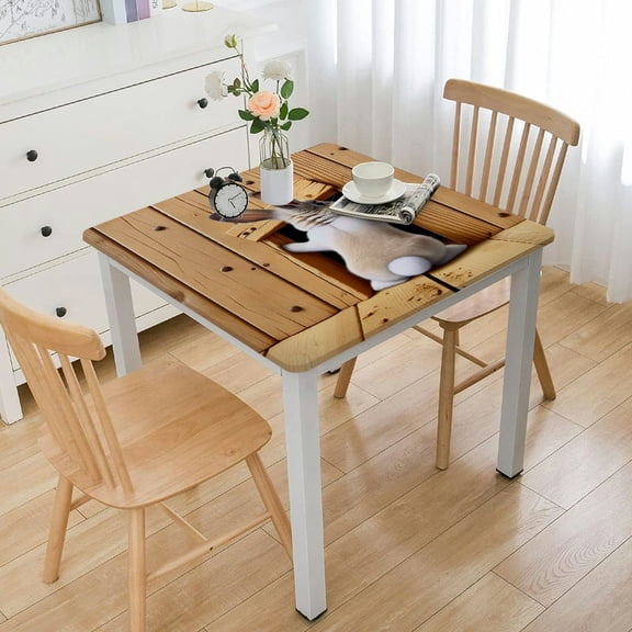 HAOXIT Square with s Table Cover for Kitchen Party Fits Square Tables 44''x44''