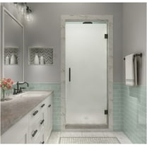 Aston Sdr997fruw-30580 Kinkade Xl 80" High X 30-1/2" Wide Hinged Frameless Shower Door -