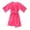 a-Hot Pink, variant on Bathrobe for Girls Kids Boys Girls Silk Satin Hooded Bathrobe Kimono Robes Nightgown Sleepwear Clothes Girls Bathrobes Size 5T