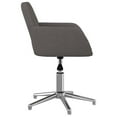 thumbnail image 2 of vidaXL Swivel Office Chair Dark Grey Fabric, 2 of 5