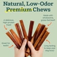 thumbnail image 4 of Bully Sticks Dog Treats - Long-Lasting Chew Sticks for Dogs - Made with -Range Grass-Fed Beef - 12 Inch Sticks - 5 Pack, 4 of 6
