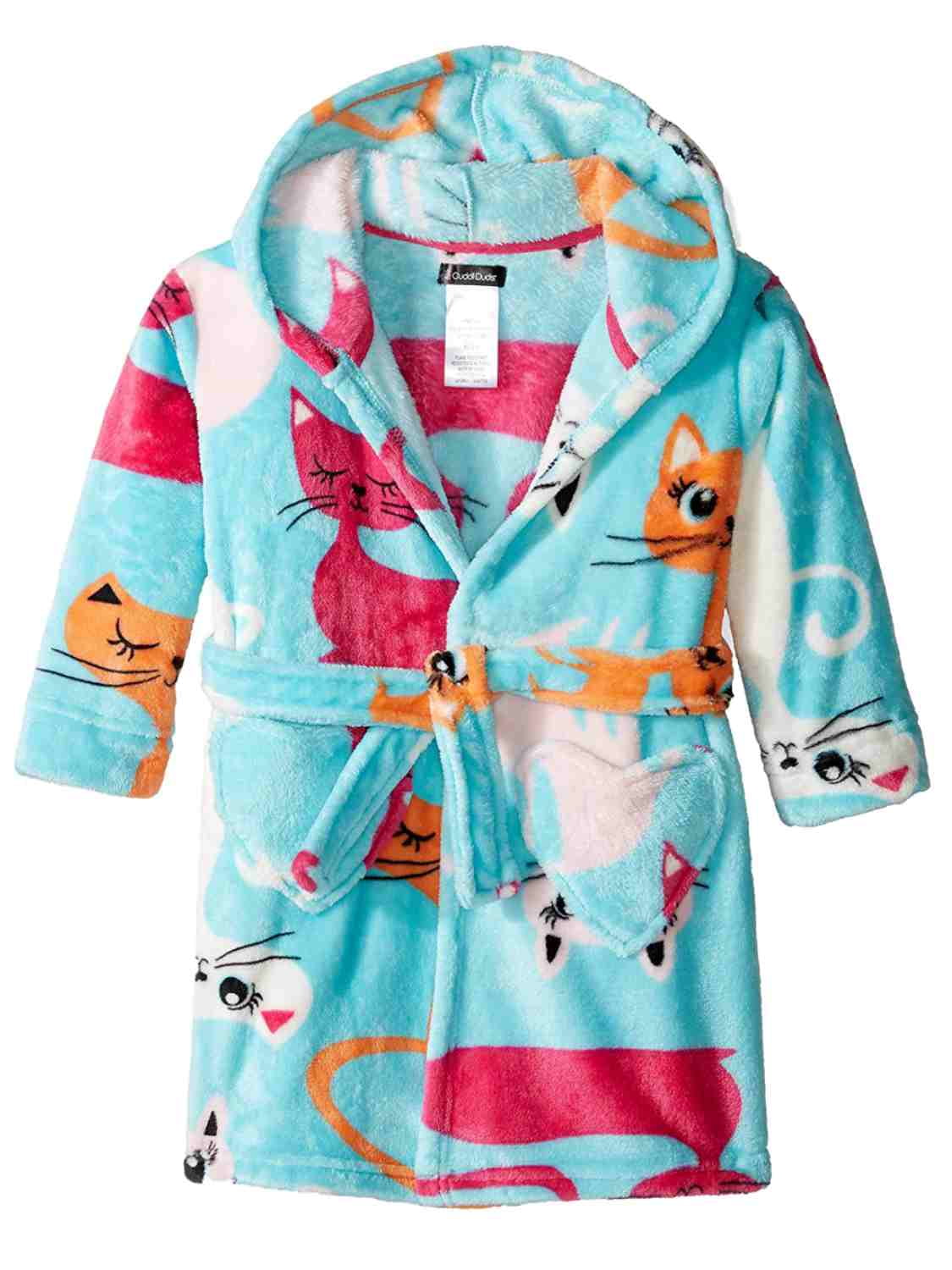 Back Beach Hooded Towelling Robes Fish Bone
