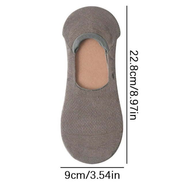 DPTALR Invisible Non-Slip Cotton Socks, Breathable Socks, Ultra Low Cut Non Slip Flat Liner For Man
