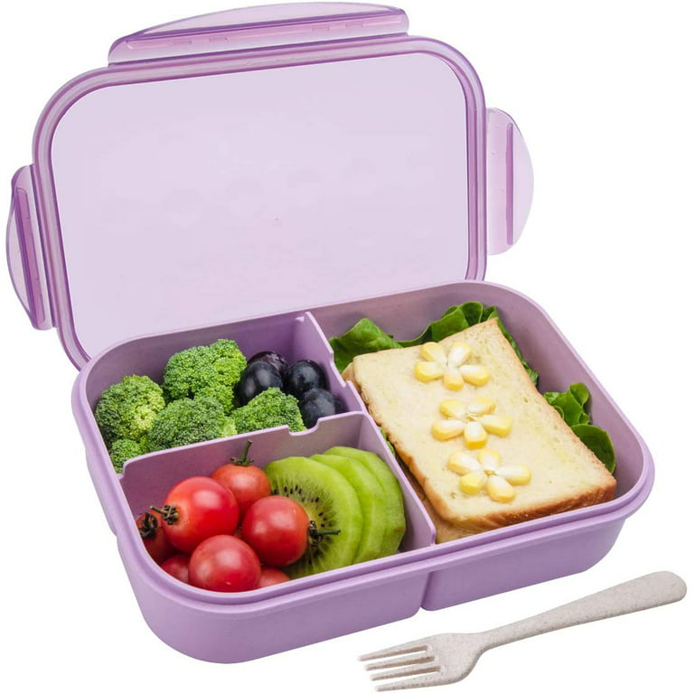 Jeopace Bento Box for Adults Lunch Containers for Kids 3 Compartment Lunch  Box Food Containers Leak …See more Jeopace Bento Box for Adults Lunch