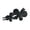 Black, variant on Barrettes Hair for Women Elegant Bun Head Accessory Bar with Back Head Fashion Hairpiece, 4.13*2.17 inch, Brown