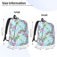 thumbnail image 3 of Lsque Dragonfly Floral Pattern Canvas Daypack, Durable Backpack, High-quality Versatile Backpack,Vintage Compact Backpack-Medium, 3 of 6