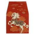 thumbnail image 1 of TIELUTT Chemin de Table Chinois 2026 pour Festival, Nappe de Fête pour Festival, Table de Révélation de Genre et compatible avec Table en Macramé, Table Ronde pour Mariage, Table en Étamine en Vrac, 1 of 4
