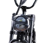 NAKTO F2 Electric Bike for Adults, 20 x 4 Fat Tire All-Terrain Ebike with 750W Motor, 48V 16Ah Removable Battery, 60 Miles Long Range, Shimano 6-Speed, Dual Disc Brakes, Black