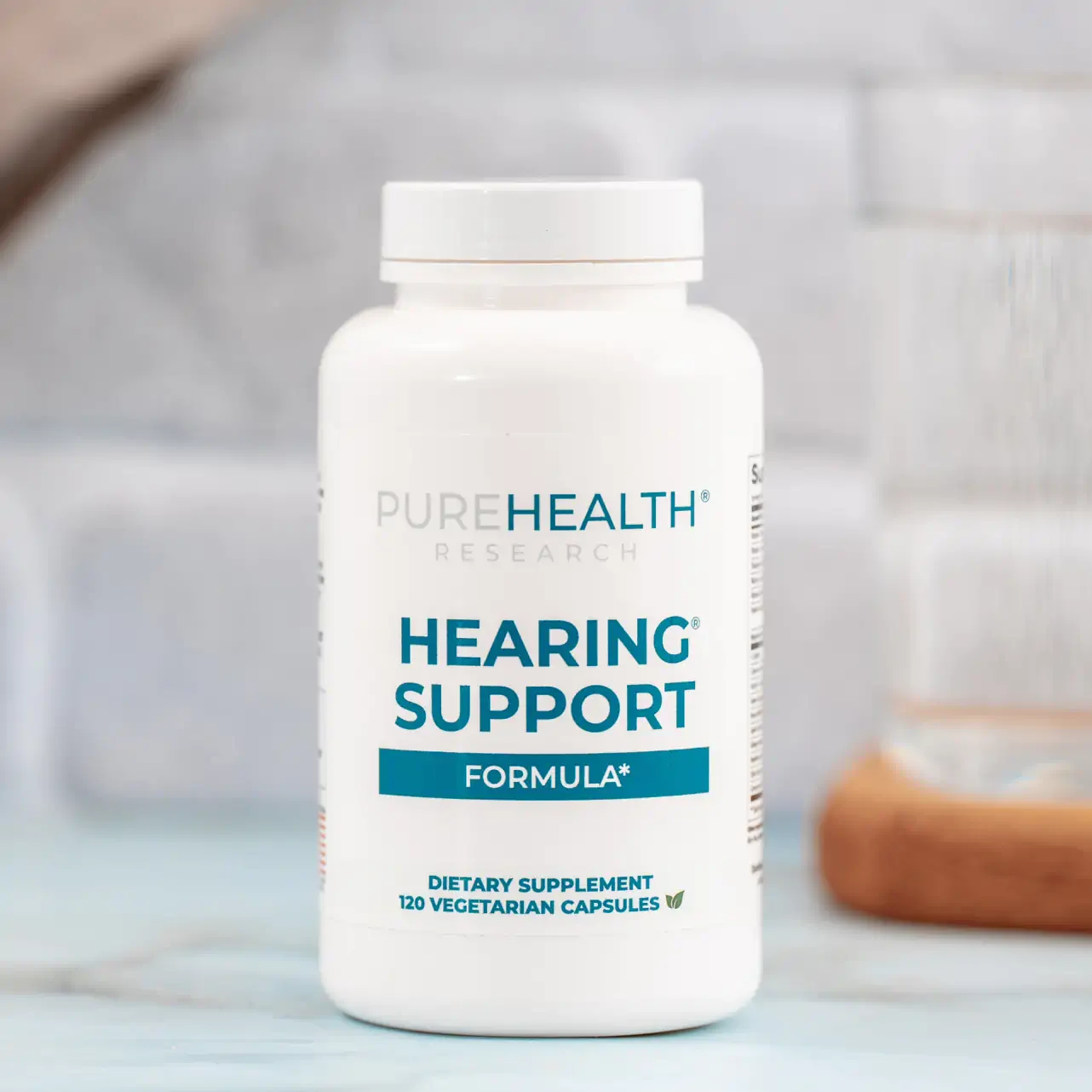 PUREHEALTH RESEARCH Hearing Support Formula - Ear Health Supplement - Calm Ear Support & Auditory Health