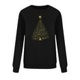 thumbnail image 6 of SDNall Womens Christmas Print Crewneck Sweatshirt Loose Fit Long Sleeve Pullover, 6 of 6