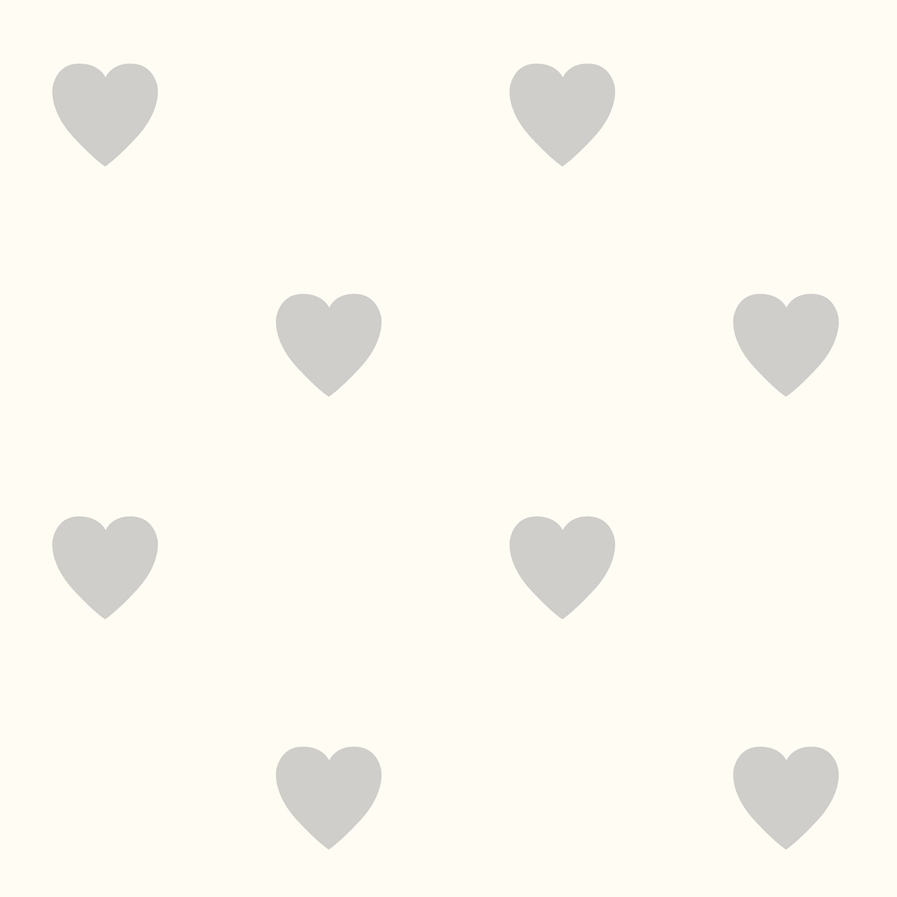 Fine Decor Adley Off-White Hearts Wallpaper - Walmart.com