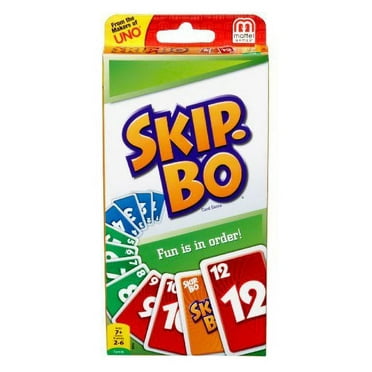 Mattel, SKIP BO Card Game (Pack of 36)