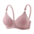 thumbnail image 2 of Bixock Plus Size Bra for Women No Underwire Wireless Seamless Tank Bra Fixed Cups Abjustable Wide Straps Thin Soft Support Everyday Women Under Wear, 2 of 6