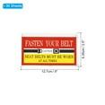 thumbnail image 2 of Uxcell Fasten Your Belts Stickers Labels Waterproof Adhesive Caution Sign Decals  36 Pack, 2 of 6