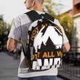 thumbnail image 5 of Yield Not All Who Wander Are Lost4 Print Backpack for Women Men, Lightweight Casual Travel Daypack, Classic Basic College Backpack, Middle School Bag, 5 of 5