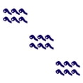 thumbnail image 3 of Cinta de kinesiología Wosthever 6 rollos protección muscular efectiva azul 3,8 cm, 3 of 6