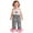 Pink Onesies, variant on Ulitacool Summer Onesie For Girls Crewneck Long Sleeve Cow Print Girls Romper With Embroidered Animal Designs Strappy Jumpsuit For Toddler And Kids Simple Style Clothes Pink 12-18 Months