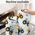 thumbnail image 3 of Cartoon Tractors Stars White Pattern Bathroom Rugs Mat,Non Slip Microfiber Bathroom Rug,Rubber Backing,Soft Bathroom Mats for Bathroom Floor,Tub and Shower,17x27in(43x68cm), 3 of 3