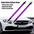 thumbnail image 1 of Unique Bargains 2pcs 150mm 5.91' Car Splitter Support Rods Adjustable Front Rear Bumper Lip Splitter Strut Rod Tie Support Bars Black, 1 of 7