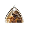 thumbnail image 3 of Lsque Yak Printed Long Tissue Box Cover Holder, Facial Paper Organizer Dispenser,Triangle with Bottom Belt, PVC Leather Decorative Organizer, 3 of 9