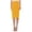 Mustard, variant on Women's Casual Elastic Band High Waist Stretch Office Work Solid Midi Skirt