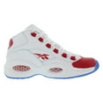 thumbnail image 2 of Reebok Question Mid Junior Big Kids' Shoes White/Pearlized Red j98948, 2 of 4