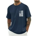 thumbnail image 1 of Tops para hombre, blusas y camisas de cuello redondo y manga corta para hombre, blusas casuales de cuello redondo con estampado de moda para hombre, blusas de cuello redondo y manga corta, camisas par, 1 of 5