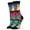 Mod Meow, variant on OoohYeah Womens Novelty Funny Cat Crew Socks, Colorful Cotton Dress Socks, It's Meow Or Never