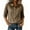 Khaki1, variant on Vrorvz Womens Top Short Sleeve Button down Tops Cotton Linen Shirt Lightweight Breathable Clothes for Ladies