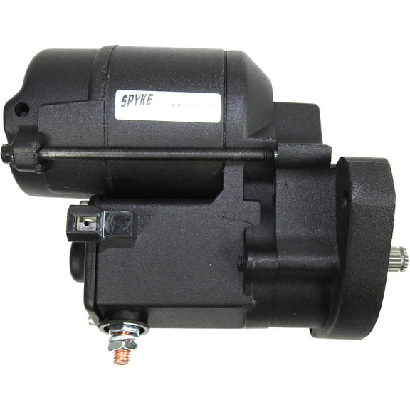 Spyke 404410 1.4kw Starter Motor - Wrinkle Black