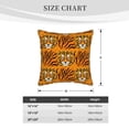 thumbnail image 4 of KLL Tiger Decorative Throw Pillow Covers Velvet Soft for Couch Sofa Bedroom Living Room Outdoor - 16"x16", 4 of 8