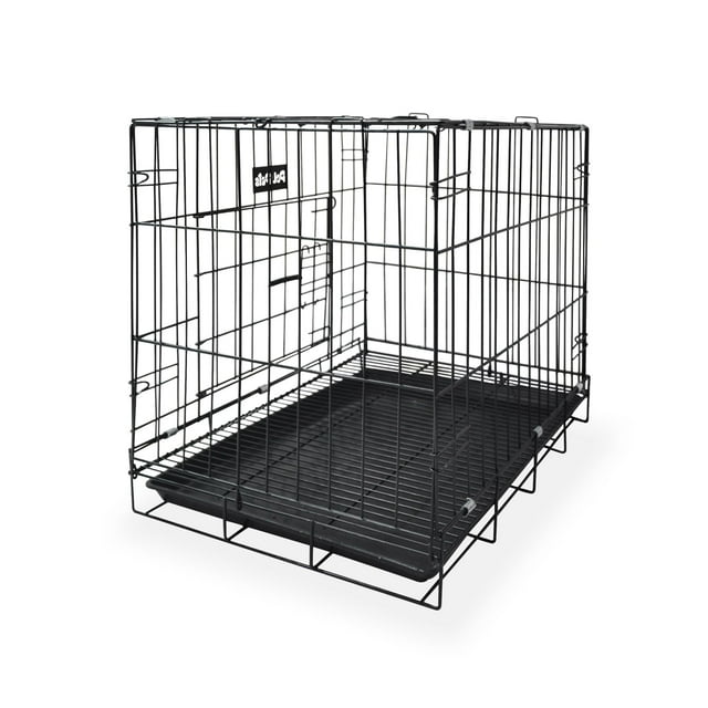 Jaula de acero Poli Pets para mascota 61x40x50cm color negro