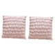 thumbnail image 5 of 2 fundas de almohada de felpa, cuadradas, para decoración del hogar, 45 x 45 cm Rosa, 5 of 9