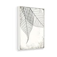 thumbnail image 2 of wall26 Framed Canvas Print Wall Art Transparent Black &amp; White Leaves on Grunge Background Floral Nature Illustrations Modern Art Rustic Dramatic for Living Room, Bedroom, Office - 24"x36&quo, 2 of 4