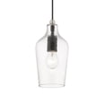 thumbnail image 3 of Livex Lighting, 41240-04, Avery, Mini Pendant, Black with Brushed Nickel Accent, 3 of 10