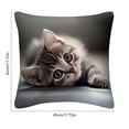 thumbnail image 3 of Rijanmt Printing Pet Cute Plushy Animal Photo Pillowcase,Soft Comfortable Printed Pillow Cover,Cute Pet Pattern Pillow Case With Zipper,For Sofa Couch Decor,Gift For Pet Lovers,17.72X17.72",C, 3 of 6