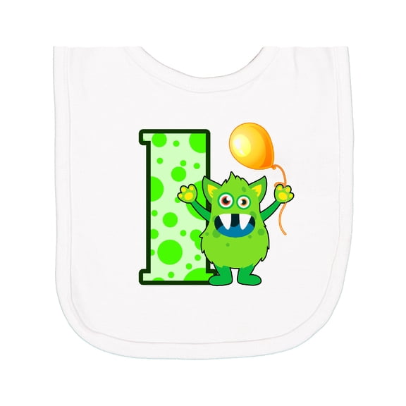 Inktastic 1st Birthday Monster Newborn Bib